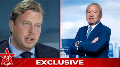 The Apprentice's Tom Skinner on why Lord Sugar shouldn't mess with ...