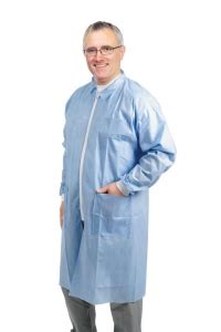 Disposable Zip Front Multilayer Lab Coats Medline Industries Inc