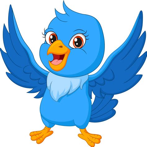 Cartoon Blue Bird