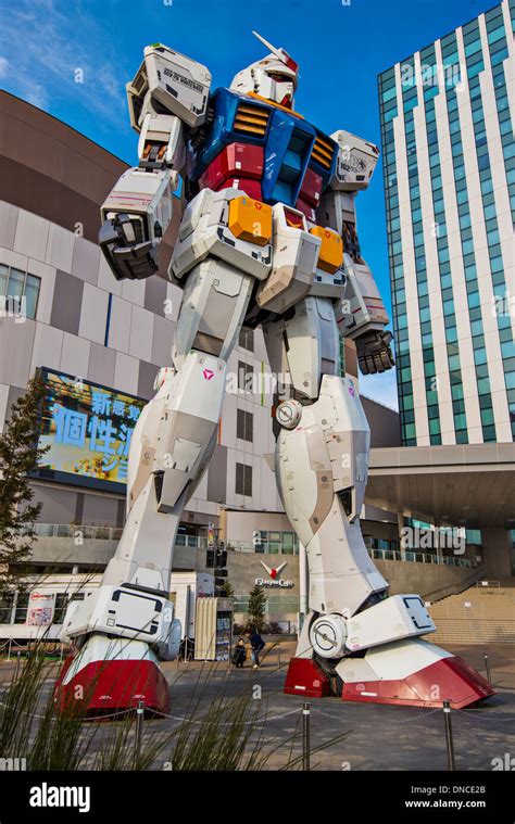 Gundam Replica in Tokyo, Japan Stock Photo - Alamy