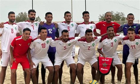 La S Lection Marocaine De Beach Soccer S Impose Face L Quipe