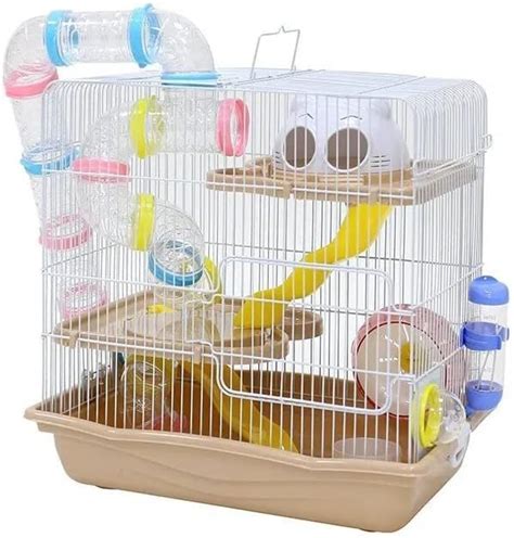 Cageplayhouse For Dwarf Hamstergerbilmice Spacious With Multiple