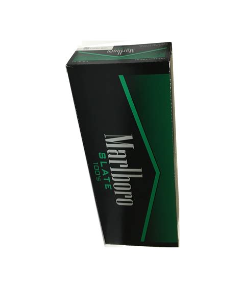 Marlboro Menthol Slate 100s Box Philip Morris Cigarettes Texas