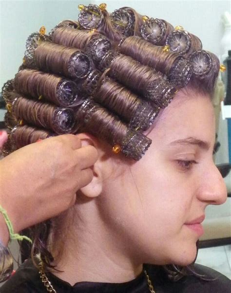 Pin By T Shima On Tightly Wetset Hair Rollers Hair Rollers Tutorial