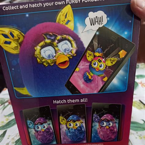 Furby Boom Crystal Series Purple Blue Pink 2012 Interactive Toy With Boxs
