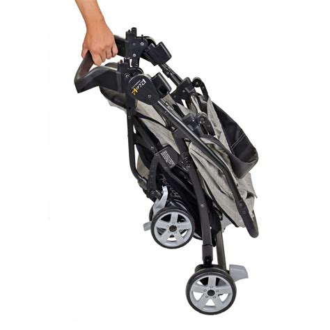 Carrinho Travel System Burigotto Rio K Mesclado Preto Loja Babalu