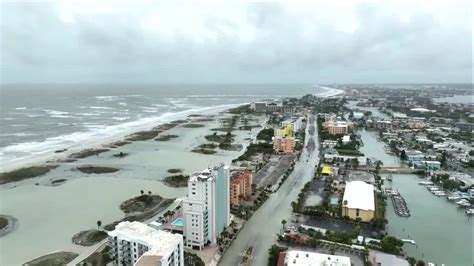 Drone Video Of Treasure Island After Hurricane Idalia YouTube