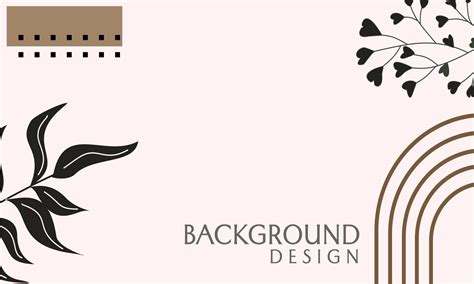 brown aesthetic cover design. minimalist abstract background 9532474 Vector Art at Vecteezy