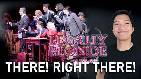 There Right There Male Parts Ensemble Only Karaoke Legally Blonde The Musical Youtube