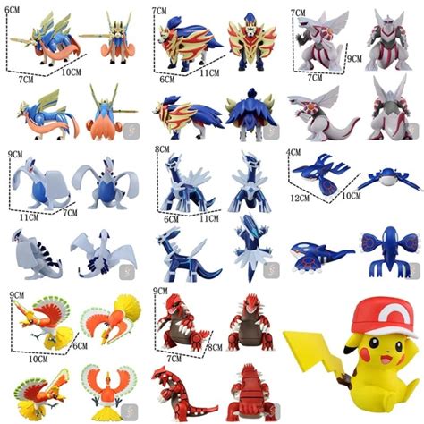 Jual Pokemon Pikachu Figure Zamazenta Zacian Figurine Toys Kota Depok