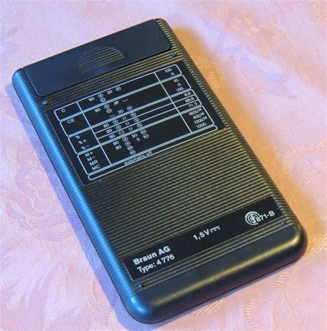 calculator museum Braun 4776