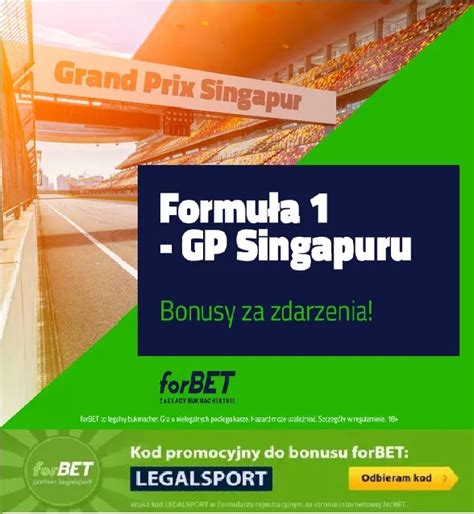 forBET premie za zdarzenia w Formule 1 Freebety o łącznej wartości 50 zł