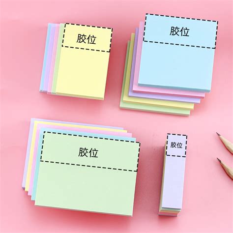 100 Sheet Pastel Color Sticky Notes Self Stick Pads Post Memo Notepad