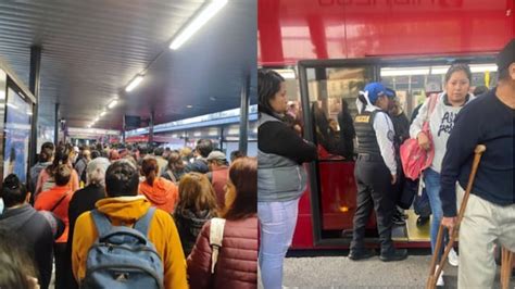 ¿qué Pasa En El Metrobús Cdmx Hoy Lunes 8 De Julio Unidad Descompuesta