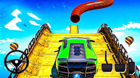 Mega Ramp Car Race Stunt Impossible Mega Ramp Gt Car 3d Car Stunt