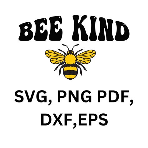 Bee Kind Svg Be Kind Bees Svg For Cricut Etsy