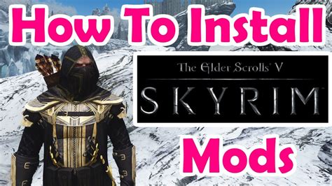 How To Install Mods Manually Skyrim