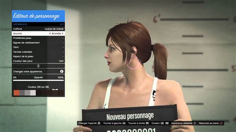 Comment Faire Un Beau Personnage Féminin Dans Gta 5