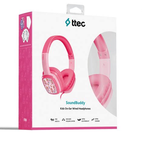 CASQUE FILAIRE TTEC SOUND BUDDY POUR ENFANT ROSE Au Meilleur Prix