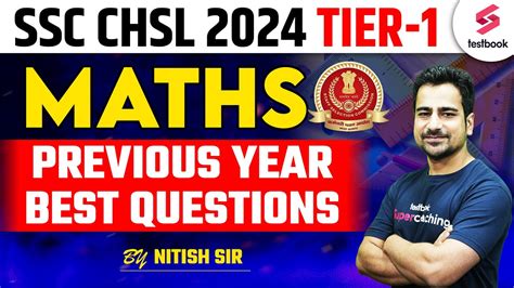 SSC CHSL PREVIOUS YEAR QUESTIONS MATHS SSC CHSL MATHS 2024 BY