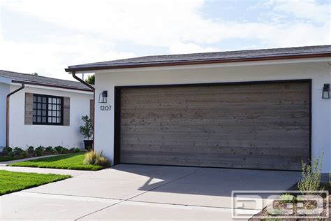 Modern Farmhouse Style Vintage Wood Garage Doors Made In Orange County