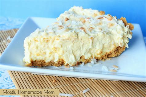 Toasted Coconut Pudding Pie Mostly Homemade Mom