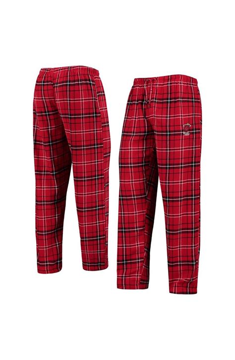 Concepts Sport Mens Concepts Sport Redblack Miami Heat Ultimate Plaid