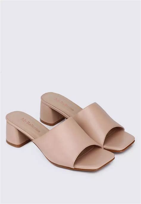 Buy My Ballerine Karissa Widefit Comfy Heels In Nude Online Zalora