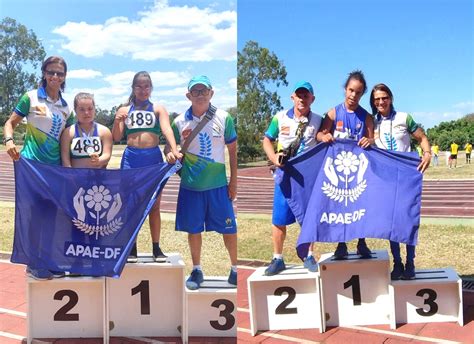 Trio da Apae DF conquista 9 medalhas nos Jogos Escolares Paralímpicos