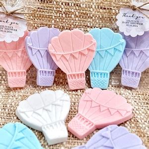 Hot Air Balloon Soap Favors Baby Shower Decorations Up And Away Cloud First Birthday Gift For