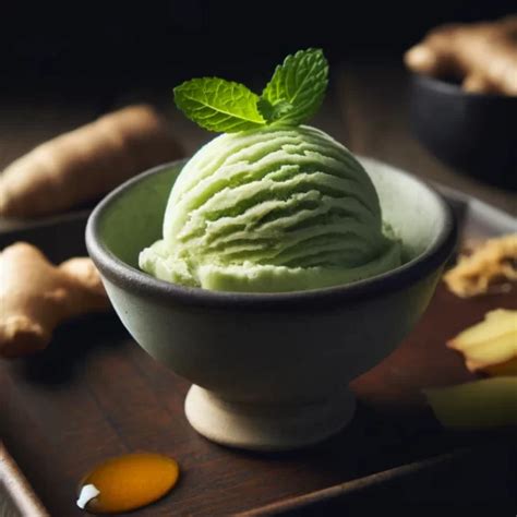 Wasabi And Ginger Ice Cream A Fusion Of Flavours Wasabi Crop