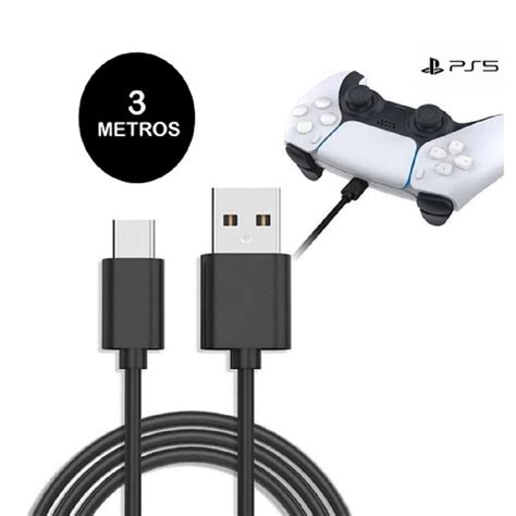 Cabo Carregador Controle Ps Xbox Series Nintendo Switch Usb C Metros