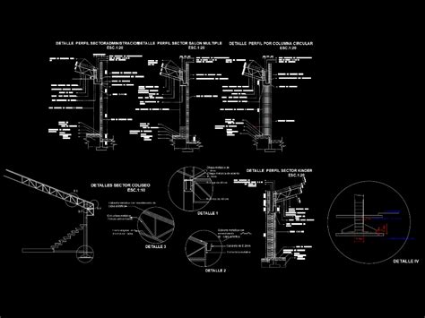 Detalles constructivos de estructura metálica 86 51 KB Bibliocad