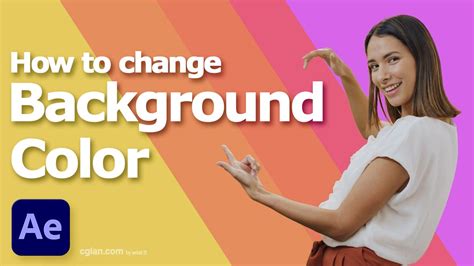 How To Change Background Color In After Effects