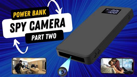 How To Record On The Power Bank Hidden Camera 64 GB Spy Camera YouTube