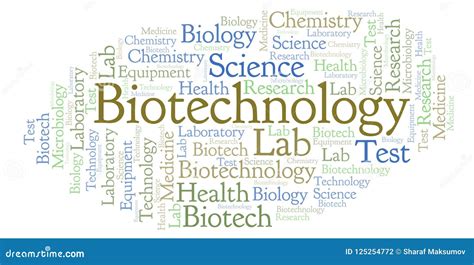 Biotechnology Word Cloud Stock Illustration Illustration Of Tagcloud