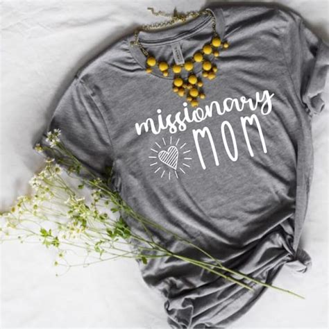 T For Missionary Mom Etsy