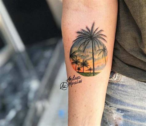 Palm Tree tattoo by Andrea Morales | Post 26756