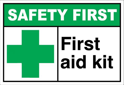 First Aid Box Sign