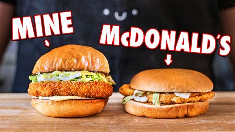 Making the McDonald’s McChicken At Home | But Better - YouTube