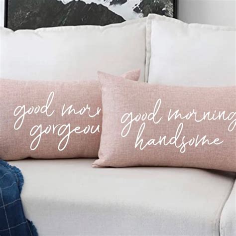 Good Morning Pillow Etsy