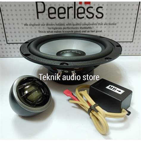 Jual Speaker Split Midbass Peerless Ec Plus Tweeter P Dan Crossover