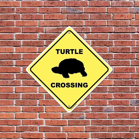 Turtle Crossing Aluminum Sign Or Sticker Victorystore