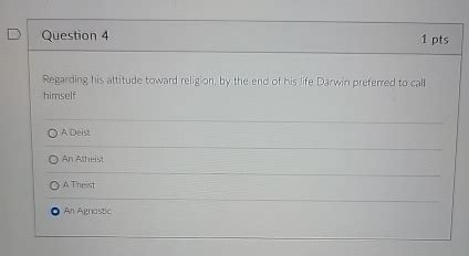 Solved Question 41 PtsRegarding His Attitude Toward Chegg