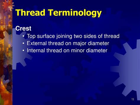 Ppt Threads And Thread Cutting Powerpoint Presentation Free Download