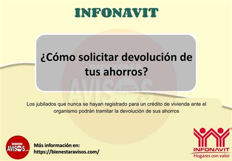 Infonavit C Mo Solicitar Devoluci N De Tus Ahorros Enero