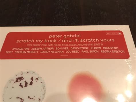 Peter Gabriel Scratch My Back And I Ll Scratch Your X Lp Vinyl Cd