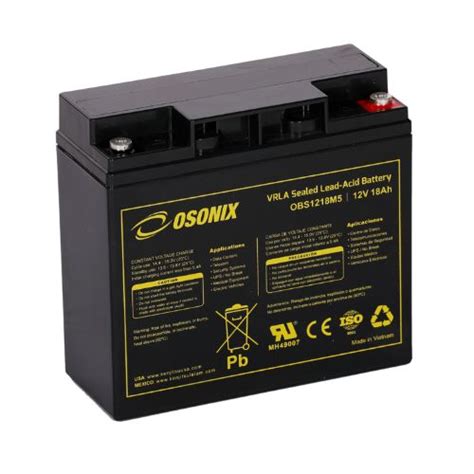 Batería Osonx 12V 18Ah Recargable OBS121M5 Para UPS No break