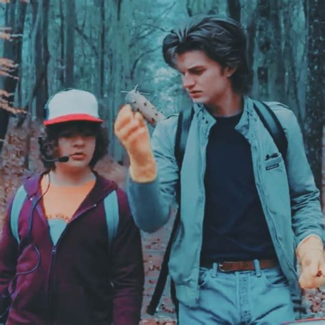 𝐒𝐓𝐄𝐕𝐄 And 𝐃𝐔𝐒𝐓𝐈𝐍 Stranger Things Steve Stranger