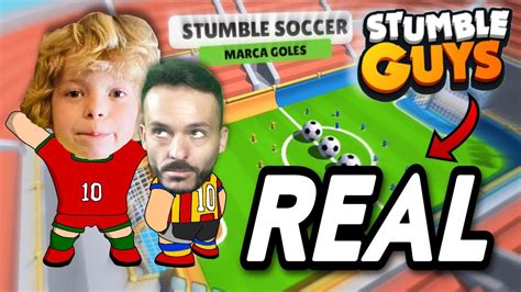 JUGANDO STUMBLE GUYS EN LA VIDA REAL YouTube